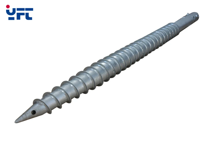 Ground Anchors Earth Screw Piles Available Installation Screw Piles For Solar Panel Foundations