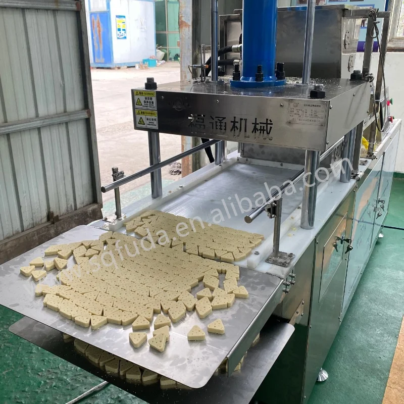 Triangle Cheese Snack Pressing Machine Production Line Cream Cheese Making Machine