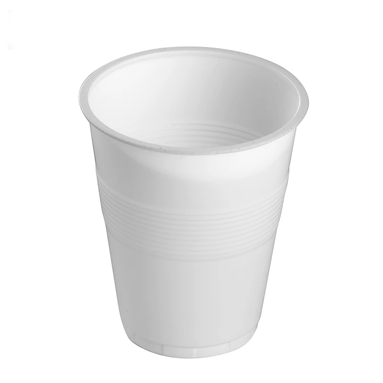 White Take Away Disposable Plastic Cups Disposable Eco-friendly Cups White Plastic Cup