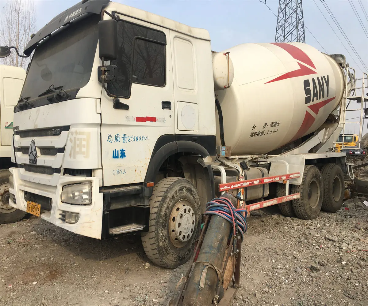 Used Japan made  Hino 700 500 mixer truck Howo Shacma 18cbm 14cbm 12cbm 10cbm concrete mixer trucks original paint spare part
