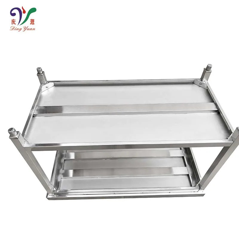factory oem adjustable high wide multilayer commercial stainless steel workbench kitchen mobile work tables stations with shelf