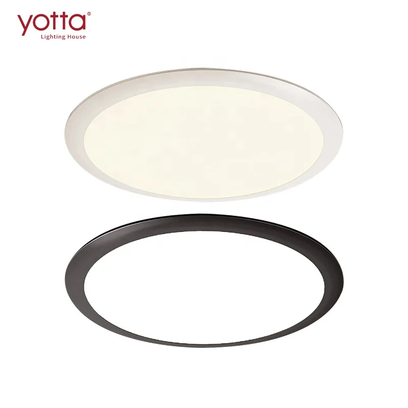 48W 1cm Ultra slim panel lamp fixture nordic surface mounted ceiling light led modern