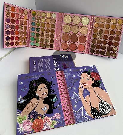 Bella Ultramo Newest Style makeup palettes 4 Pages 117 colors Selena palette Long Lasting high pigment eyeshadow sombra de ojos