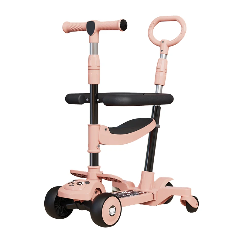 china factory supply cheap price kid scooter 3 wheel with seat for sale