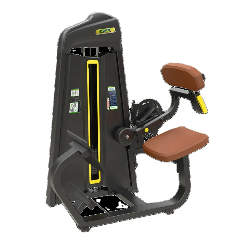 gym equipment with weight stacks commercial DFT fitness machine DFT-631 back extension