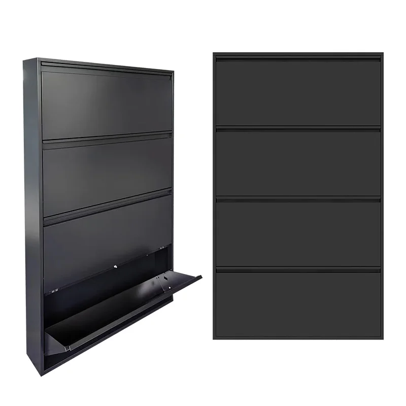 home entrance living room hotel modern 3 4 door thin design slim luxury furniture entryway storage rack metal shoe cabinet