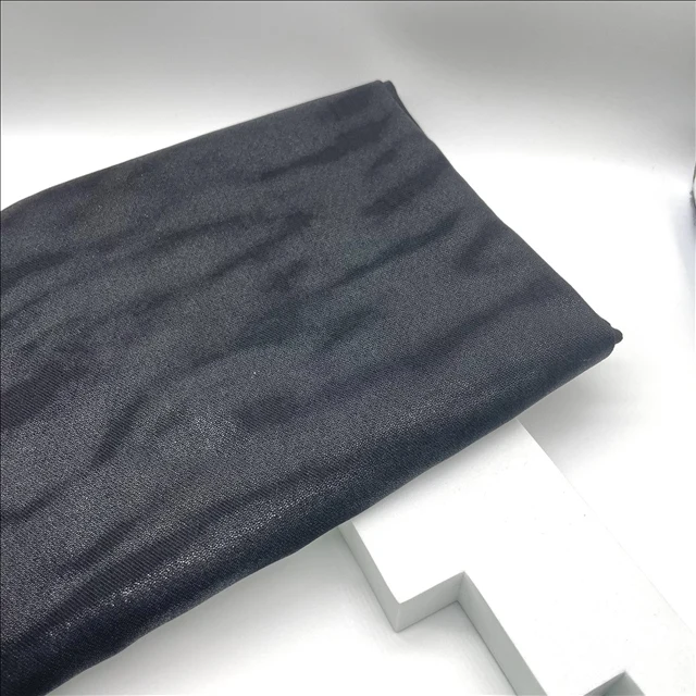 Fashion Elastic High Strength Pattern Printed Bengaline PU CoatedTextile Fabric Leather Shiny