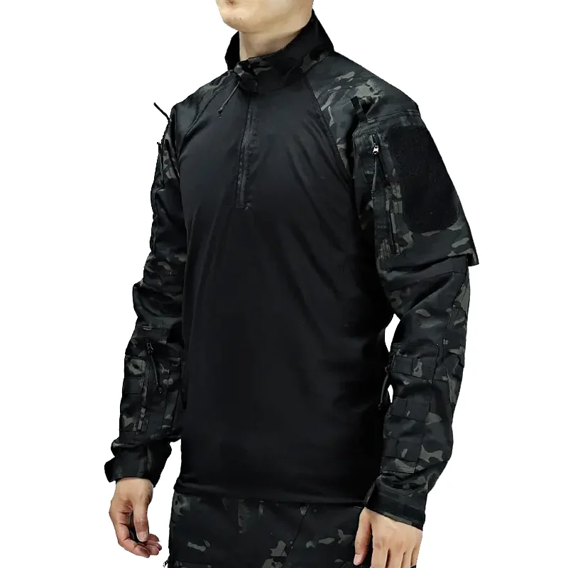 Tactical Frog Camouflage Long Sleeve Tactical Combat Uniform Outdoor Training Hunting Battle BDU Hunting Gear Tactical Frog Suit