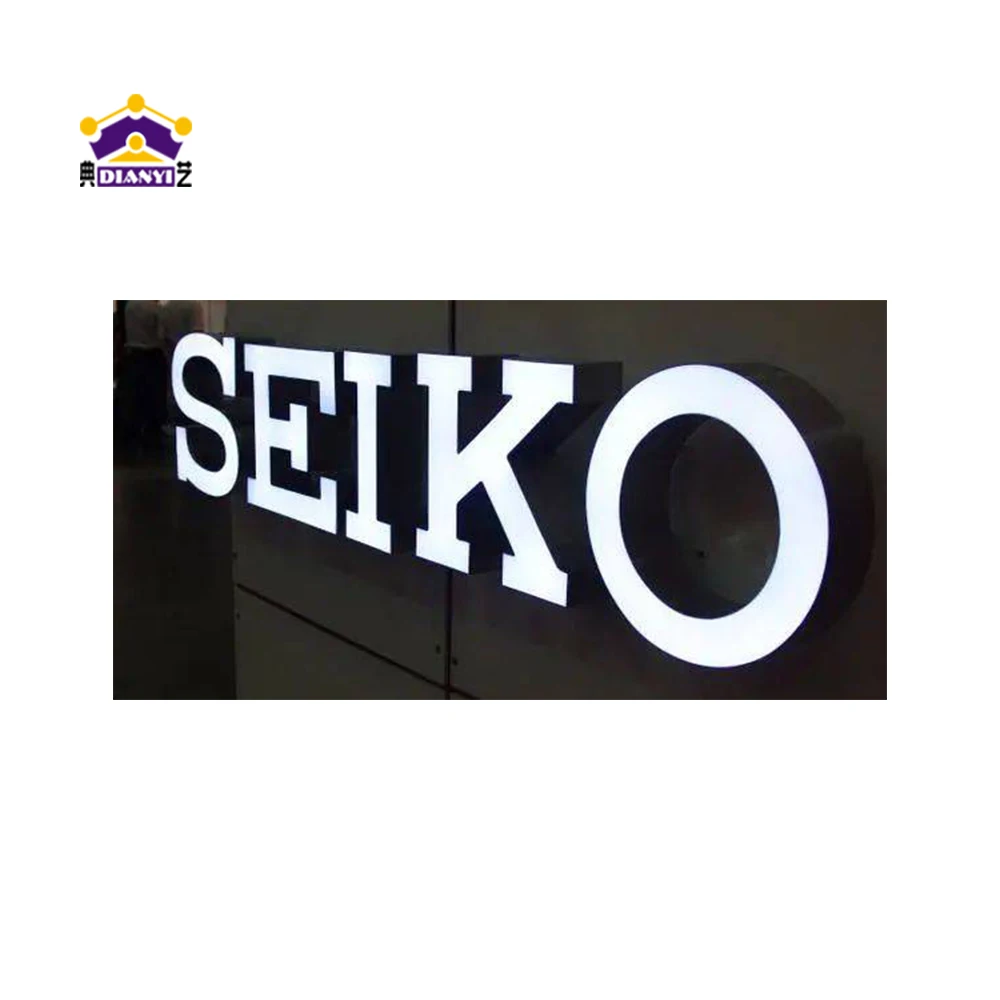 Custom Store Front Led Signs Business 3D Led Channel Letter Sign Stainless Metal Led Signage for Barber Coffee Hotel Shops