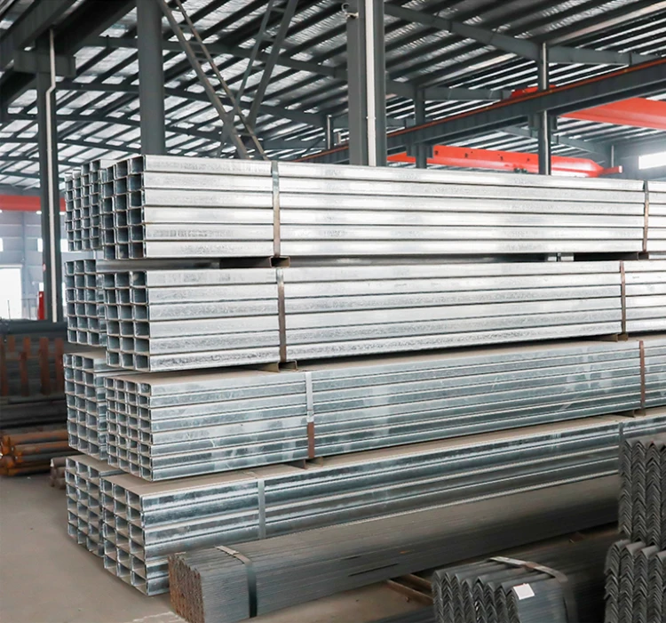 Different specifications in galvanized steel products can be customized galvanized steel square tube