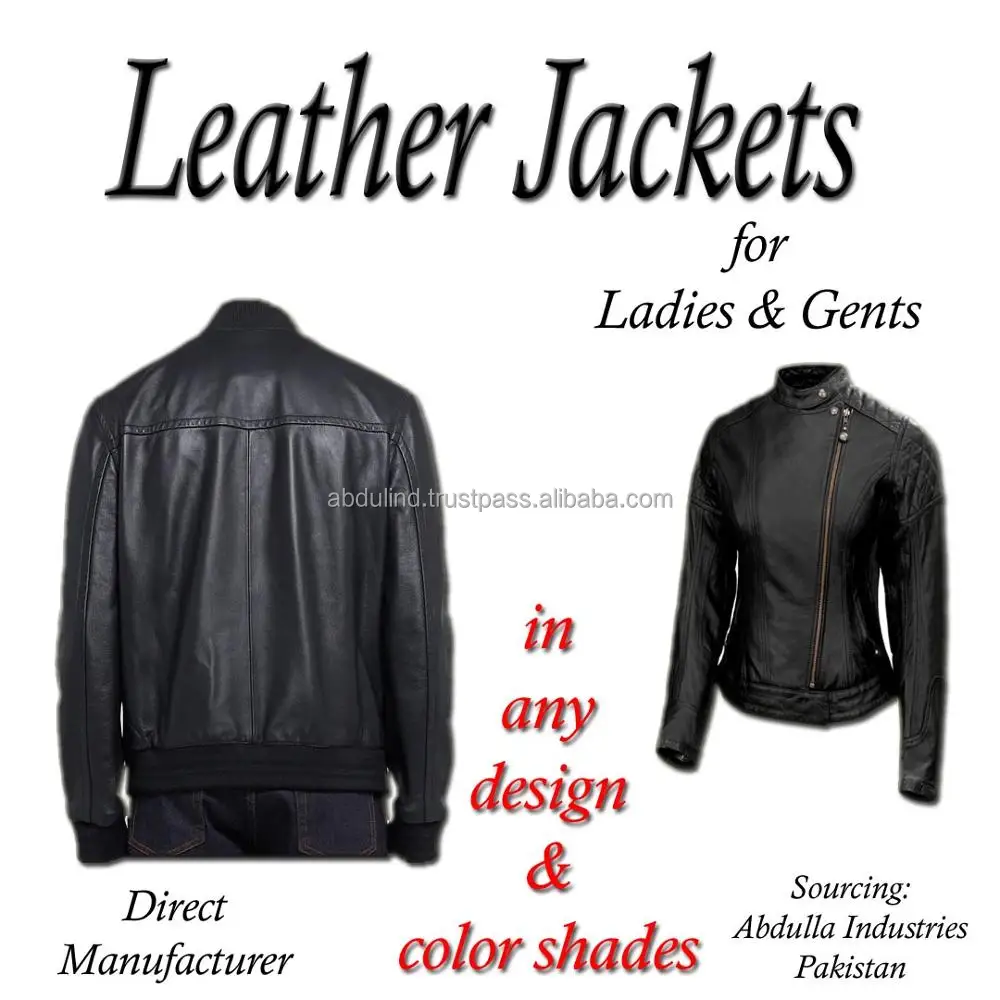 Genuine Leather JACKETS for Men Woman Boys Girls Children in Sheep Skin, Goat skin Calf skin MANY COLORS & DESIGN Leather Jacket