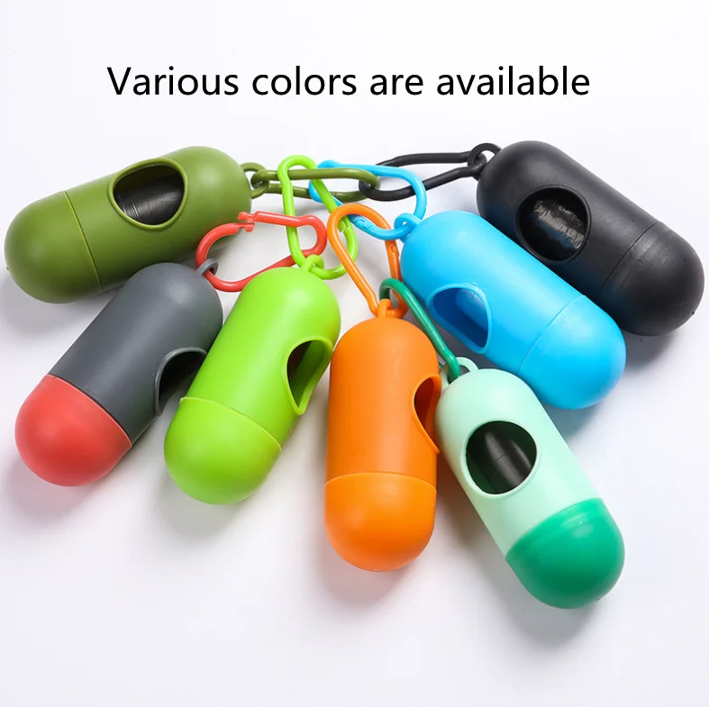 Custom LOGO Print Pet Poop Bag Holder Colors Dog Bone Shaped Plastic Dog Poop Bag Holder Personalized Des dog poop Bag dispenser