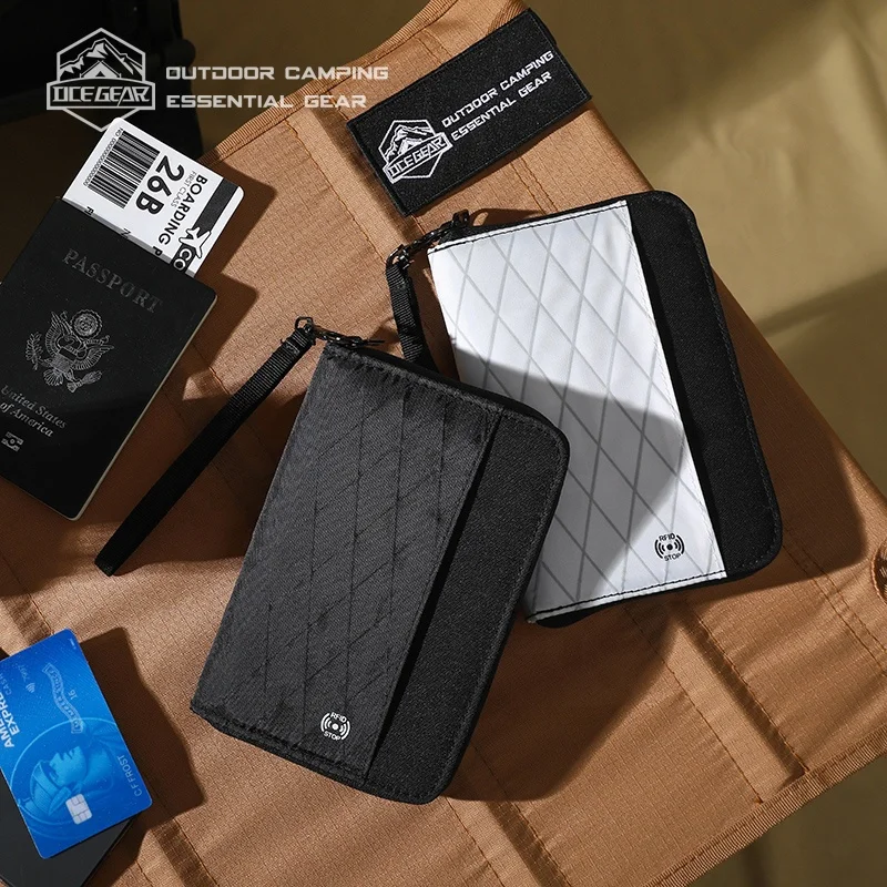 OceGear RFID Passport Wallet Waterproof Passport Holder YKK Zipper Wallet Passport Holder