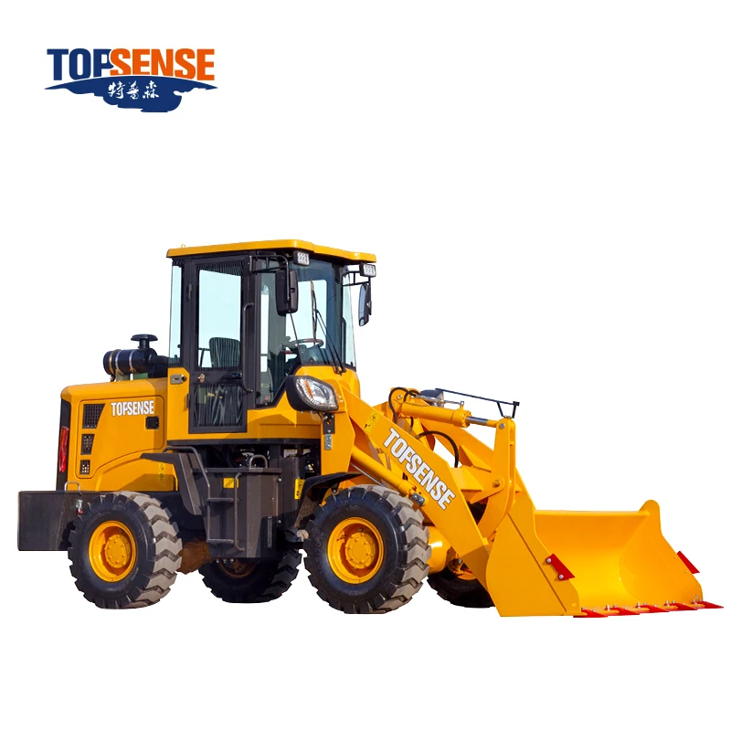 China all famous brands mini wheel loader small diesel farm loader factory price 1.2ton 1ton YT265 front end loader for sale