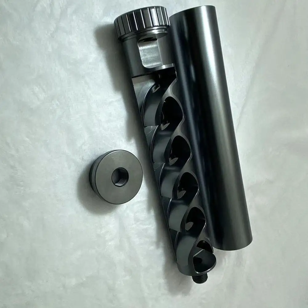 3rd Gen Single Core Monocore Aluminum 8.9'L  1.58' OD  0.4'ID  Tube 1/2x28 or 5/8x24 Solvent Trap Catch Fuel Filter Wix Napa