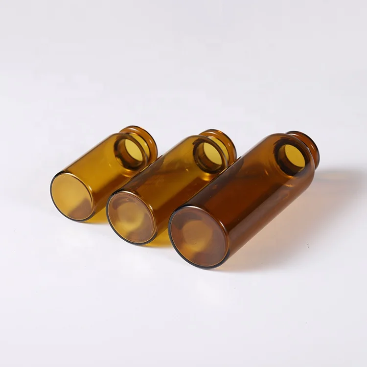 Pharmaceutical 2ml 4ml 5ml 6ml 7ml 8ml 10ml 15ml 20ml 30ml clear amber glass tubular vials injection test tube vial