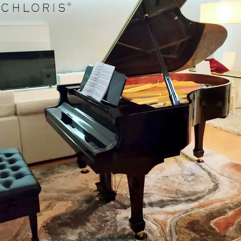 Grand Piano HG-186E black Polish Piano Keyboard with Great Sound