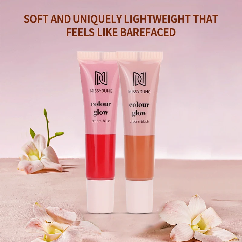 OEM creamy blush private labels rare beauty vegan liquid blush packaging wholesale