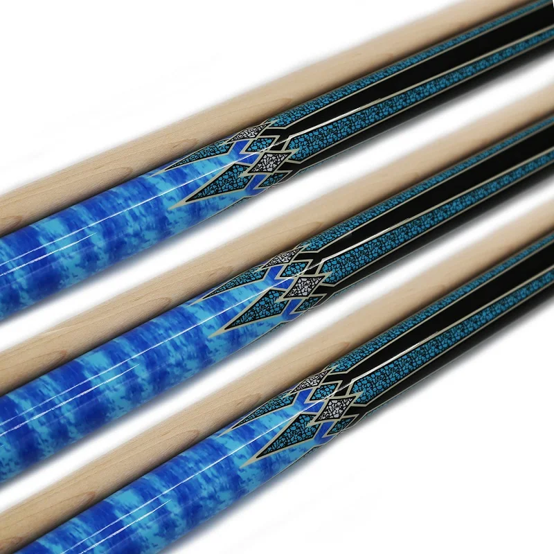 Cueelf fashionable wrap less center joint american style billiard cue stick for billiard room pool cue stick