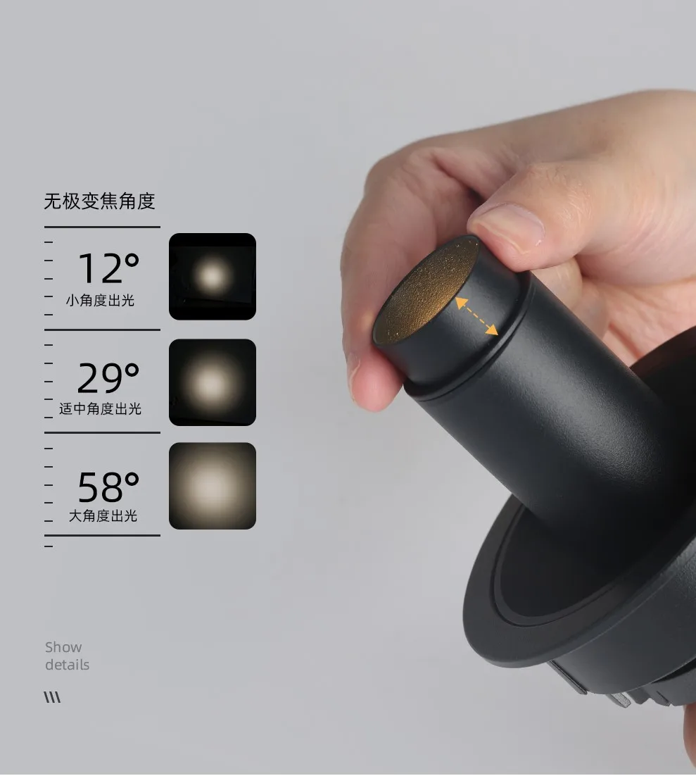 Современный интерьер Aisilan, регулируемый 350 Degeedali 0-10 В, ТРИАК с регулировкой яркости, светодиодные встраиваемые светильники