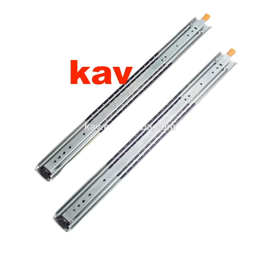 kav 76mm width ball bearing slides with lock industry heavy duty drawer slides rails