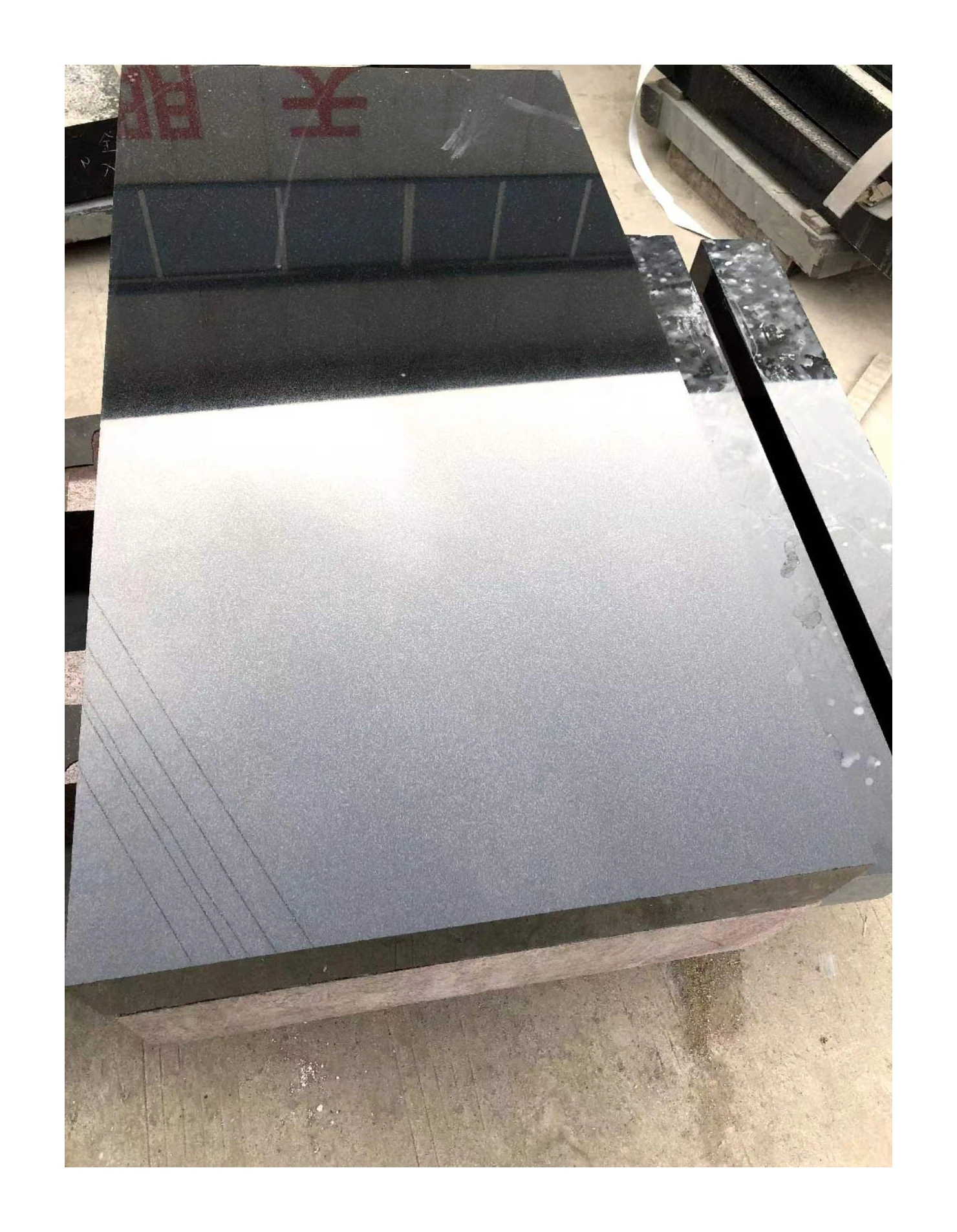 High Cost Performance Absolute Black Price Display Rack Stand Granite Slabs For Garden Floor Paving