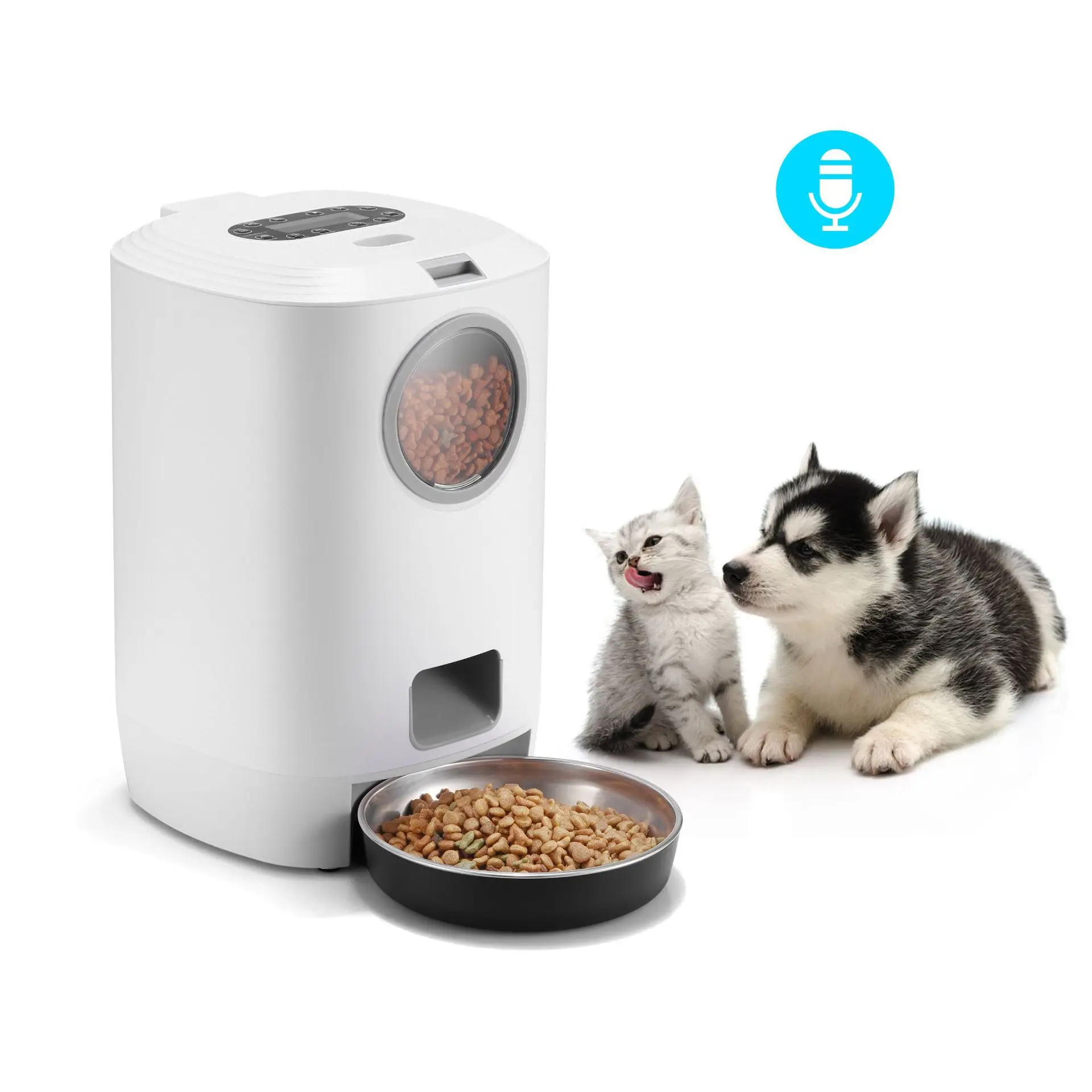 Automatic pet feeder makes meal times stress-free dry food dispenser pet feeder timed smart automatic feeder for cats and dogs