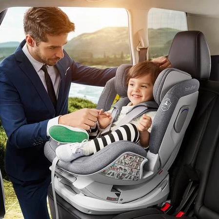 Удобное детское автокресло Isofix Grey группа 0 + I + II детские автокресла R160A