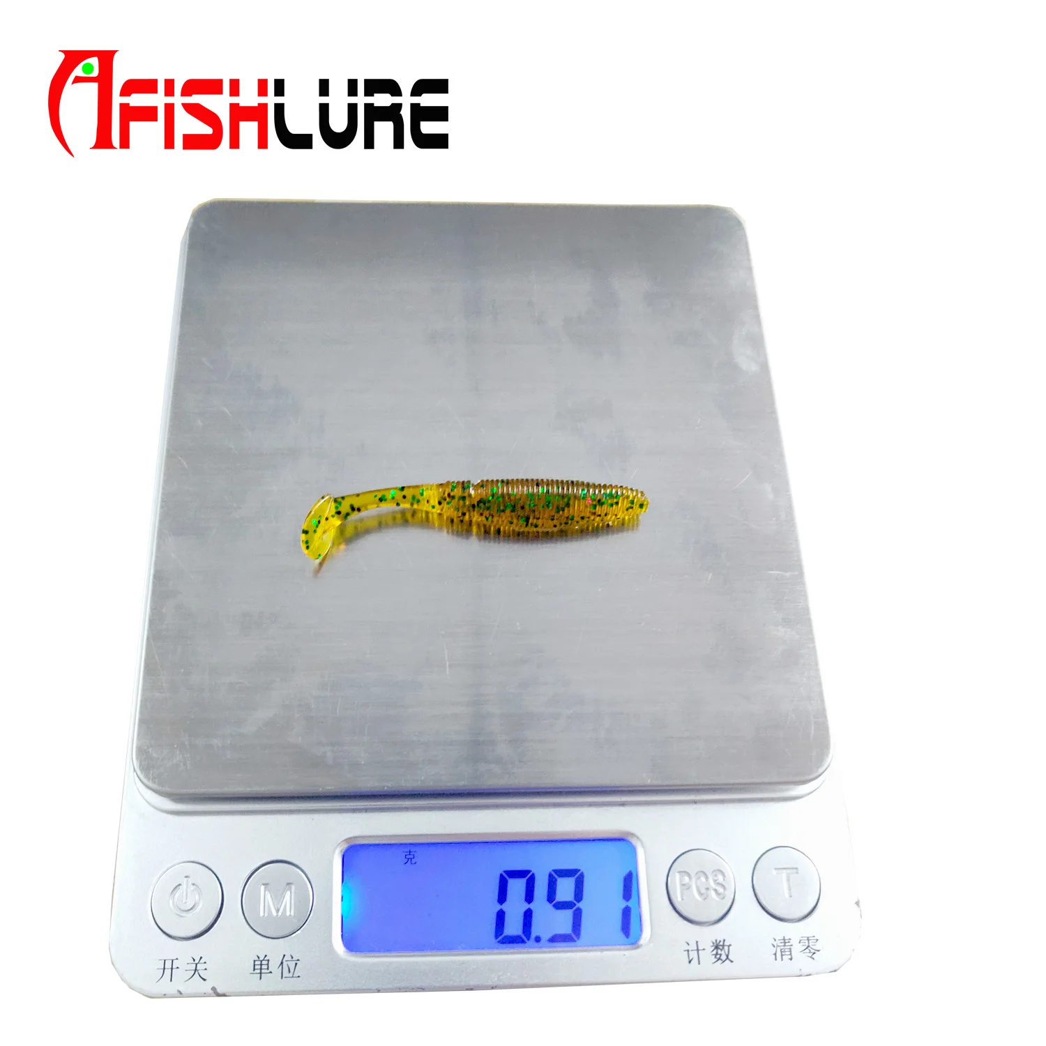 Fishing lure artificial bait 5cm 1g paddle tail swim bait lure soft bait fishing trout shad lure soft plastic fishing lures