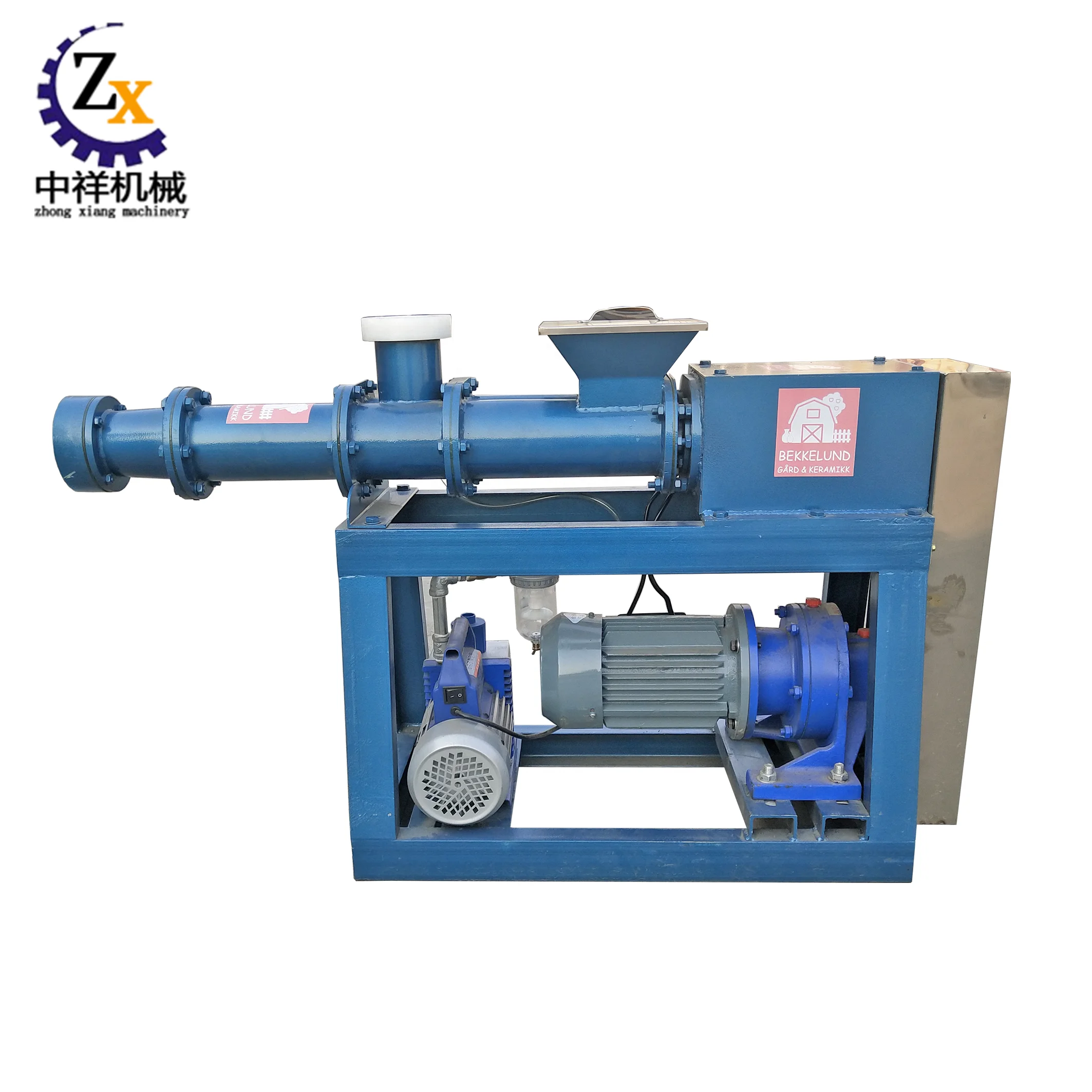 Clay pottery vacuum extruder pug mill machine for pottery and ceramic