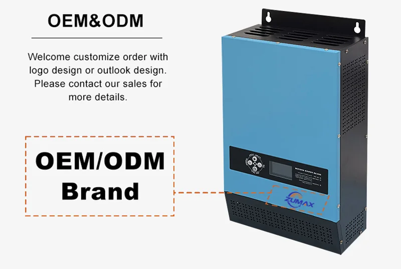 Hybrid Solar Power Inverter MPPT Charge Controller 1kw~6KW 48V blue Color solar inverter & converters sun energy system