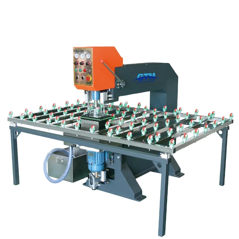 GTM electrical oem custom glass processing glass round role drilling machine