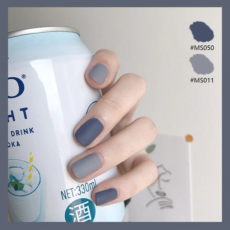 Matte Gel Polish Top Coat Designers Nail Supplies Art for Women Chrome Nails Private Label