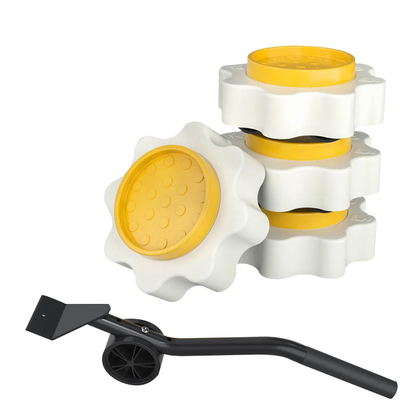 Factory Direct Sales Support OEM New Egg Yolk Mobile Moving Trolley 4 Pieces Refrigerator Mobile Roller Tool