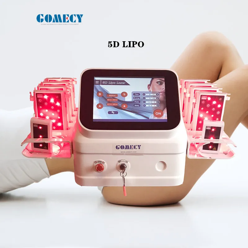GOMECY 5 Wavelength Far Infrared 5D Lipo Laser Belt For Pain Relief And Body Contouring