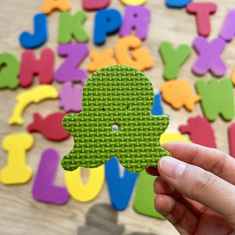 Wholesale 36pcs Kids Foam Toys Letter and Animal EVA Foam Shapes for Bath Toy