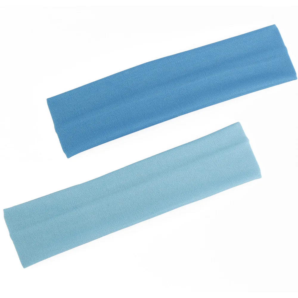 custom spa headbands for women Women Non Slip Elastic Sweat Hairbands Fashion cotton Sports headband