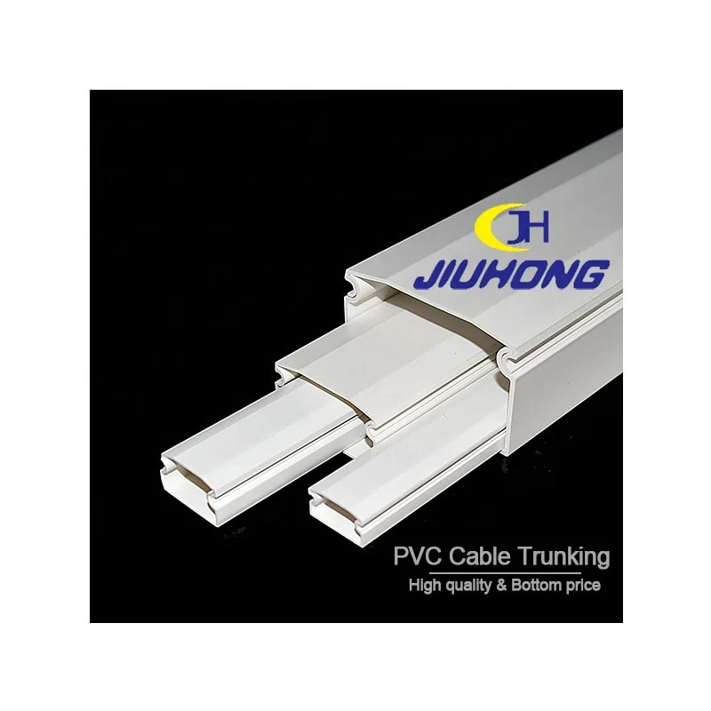 
Factory Supply Size 150*120mm Waterproof Rectangle Square Plastic Wiring Duct PVC Cable Trunking 