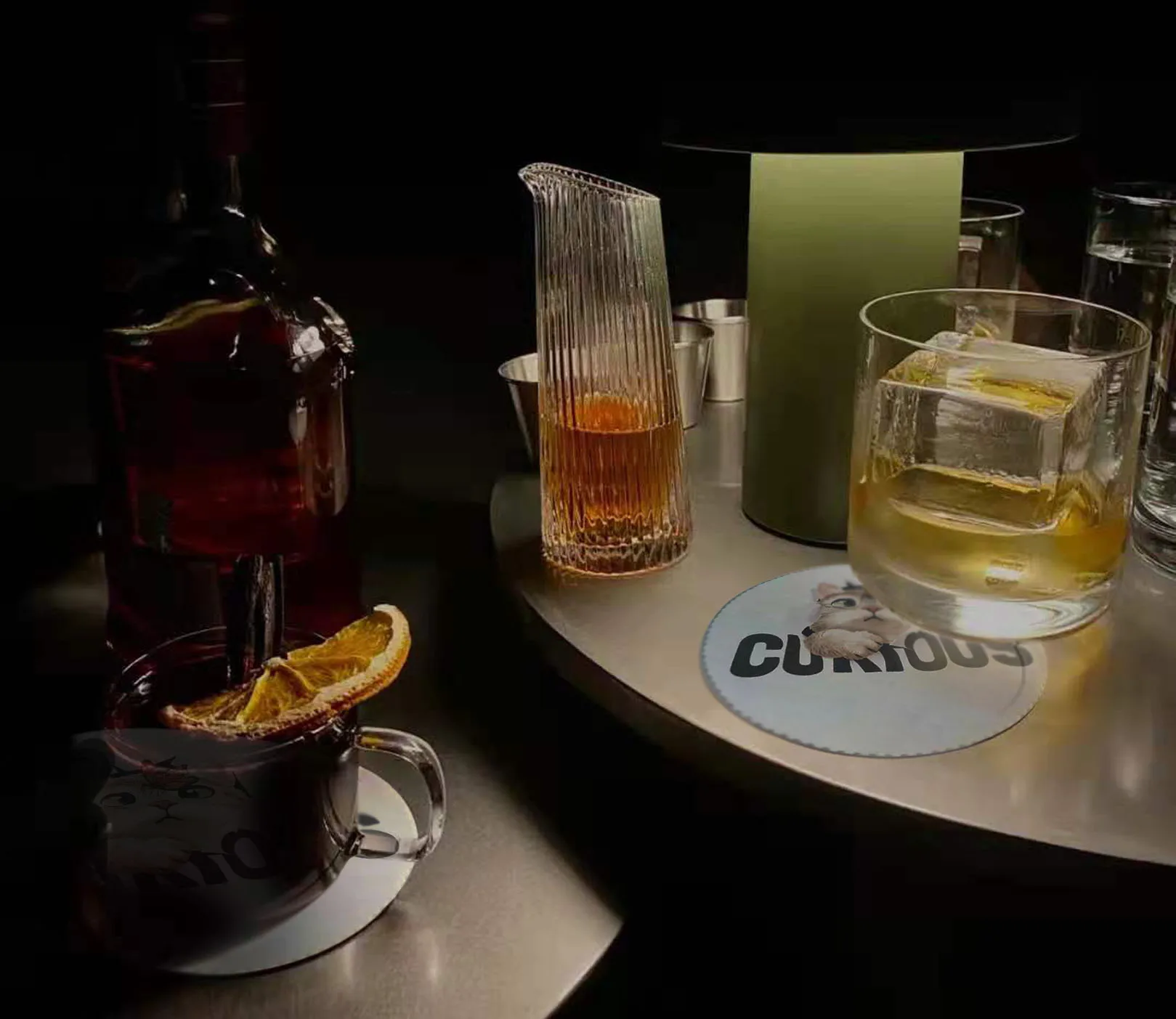 Cheap Cardboard Recycled Round Tissue Absorbent coffee coaster mats printing custom paper coasters colorful logo