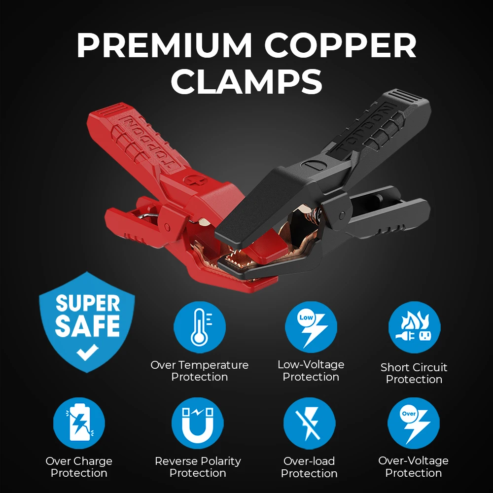 TOPDON  Best Selling Lead Acid Lithium Electricity Car Battery Charger 12V 6V 4A Charger For Car Battery