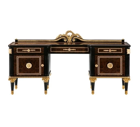 Italian Designer Dresser Table Hand-carving Classic Console With Drawers
