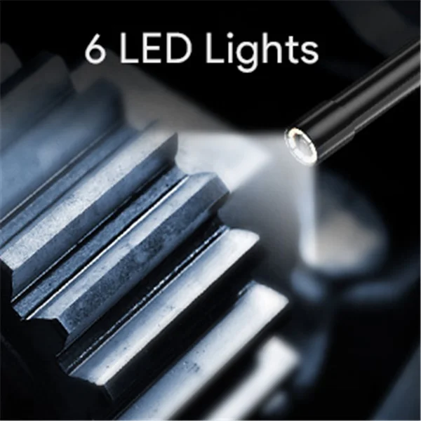 Factory price 5m hard snake cable 4.5 inch monitor mini endoscope camera pipeline drain pipe inspection sewer