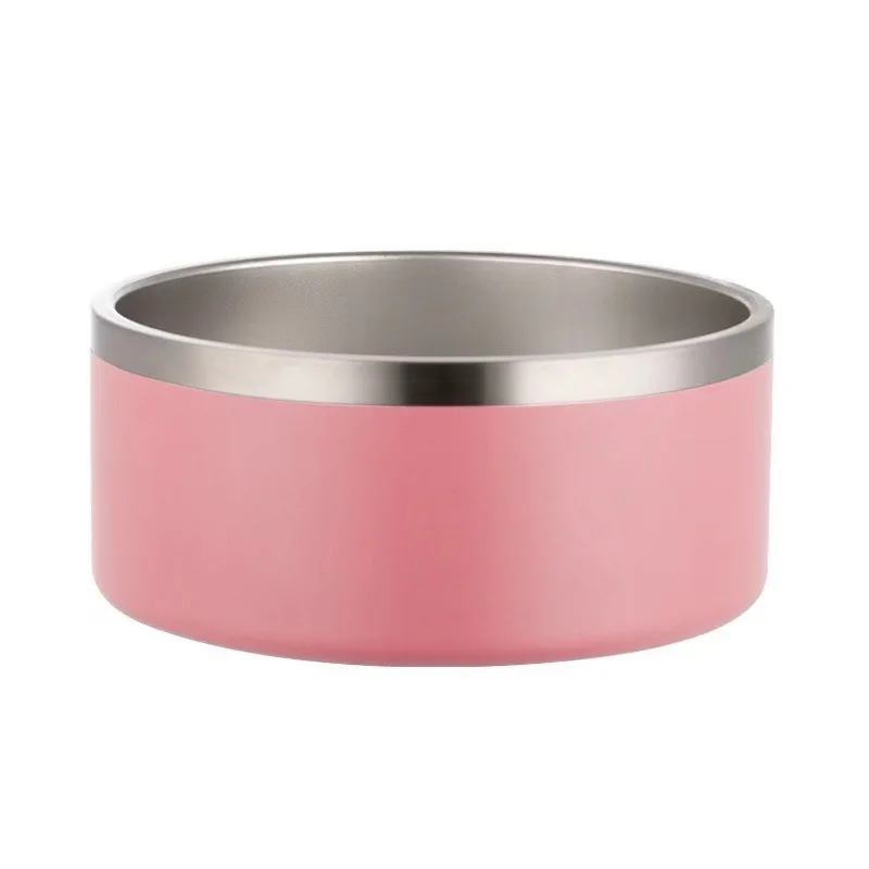 Stainless Steel Dog Bowl Cats Pet Food Water Dish Feeding for Large Medium Small Breed Dogs