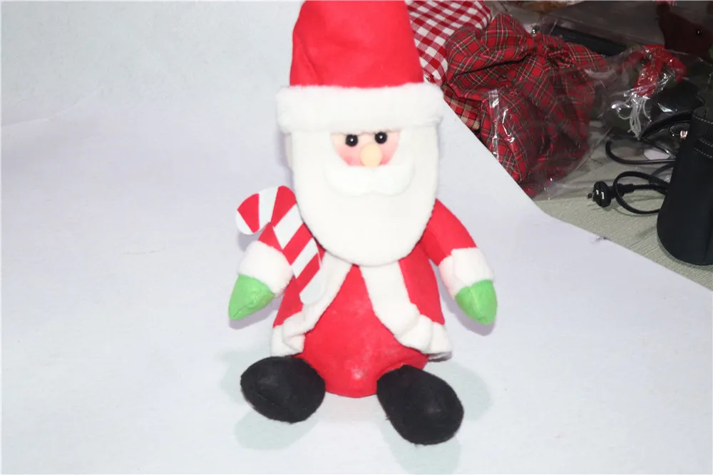 Christmas Felt Papa Santa Claus Doll Toy for Kids Decoration