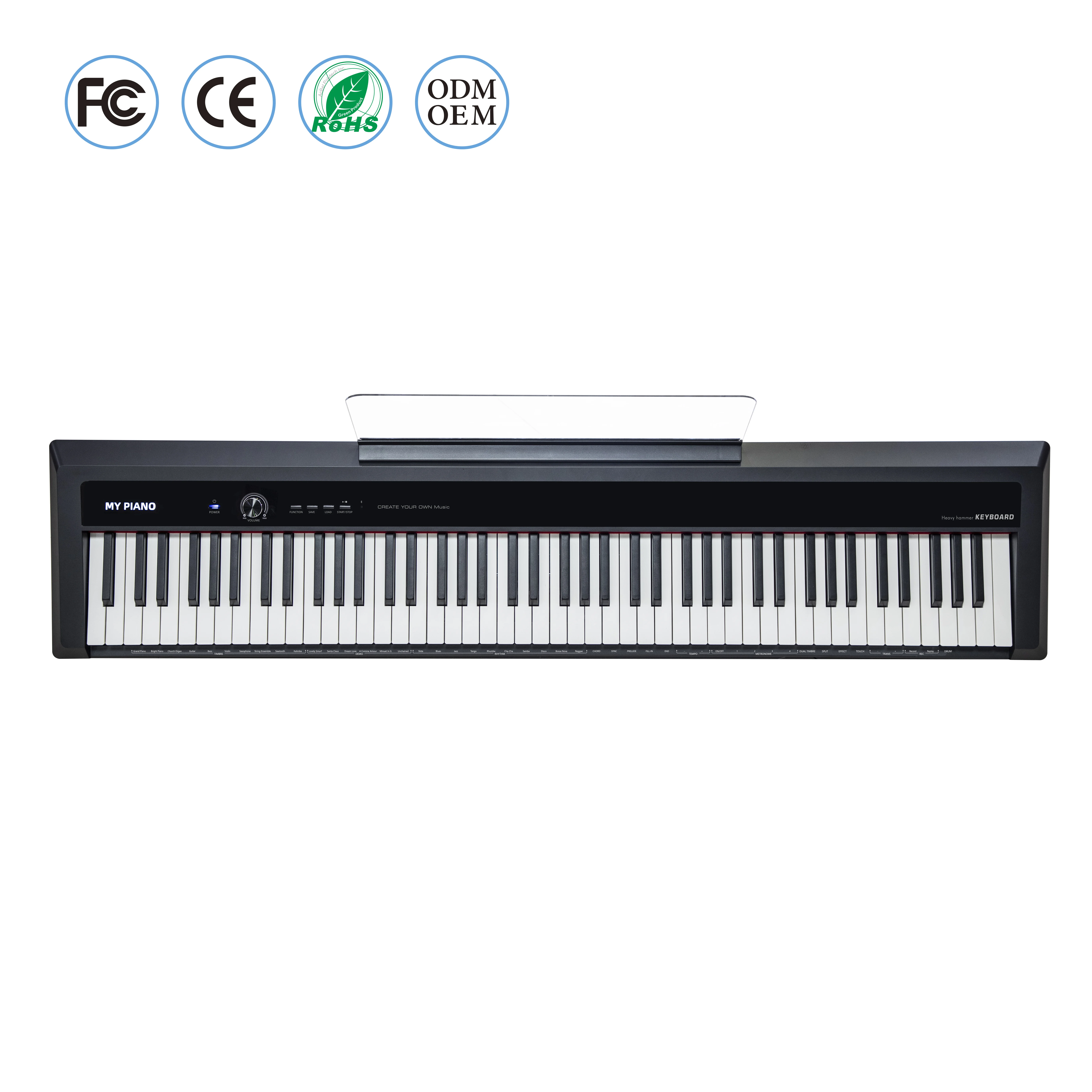 HXS 88 key weighted digital piano roland keyboard Piano electric piano accordion