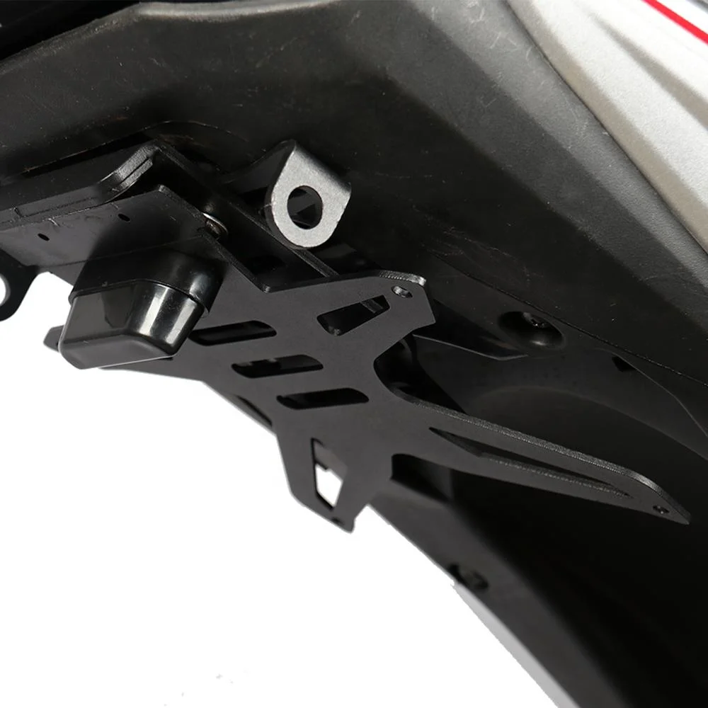New arrival high quality universal cnc aluminum wholesale motorcycle refit license plate frame factory custom design