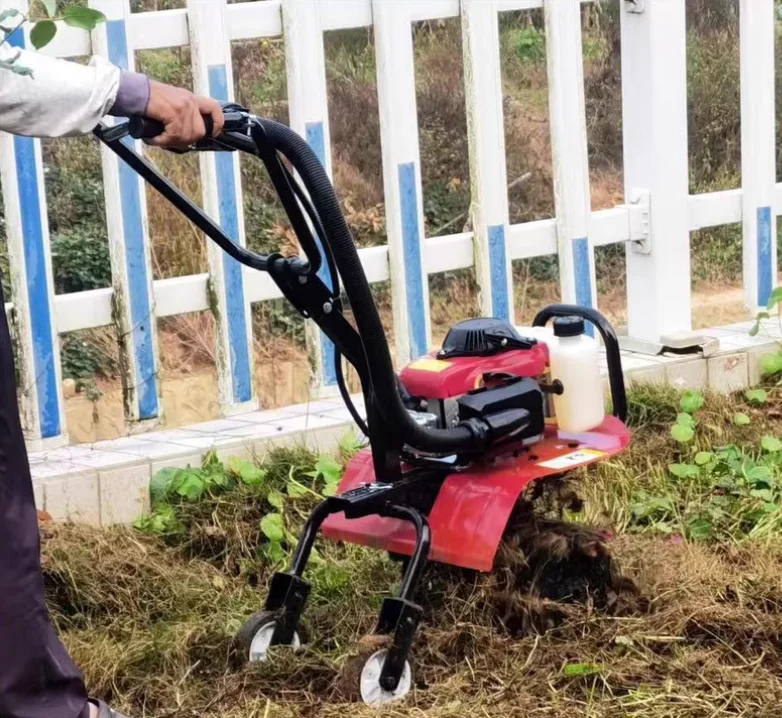 2-Stroke Micro Mini Cultivator Machine Gasoline Power Engine