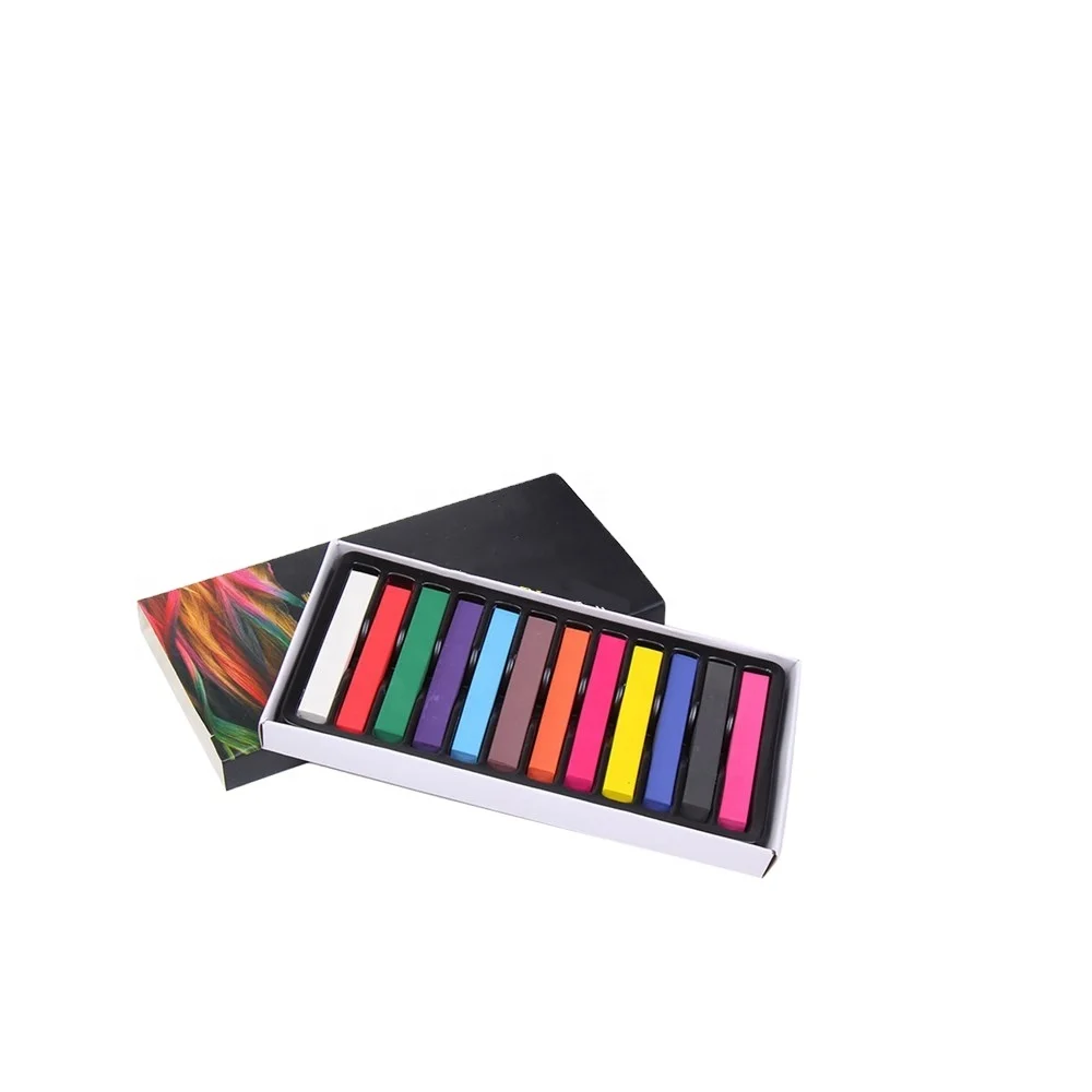 Non-Toxic Dye Soft Pastels Washable Temporary Hair Chalk Set
