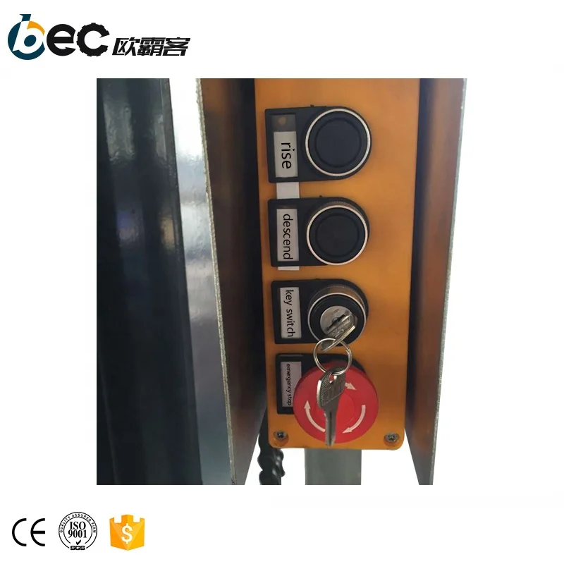 type customized Garage car Parking Lift Single Post elevador  Parking garage system