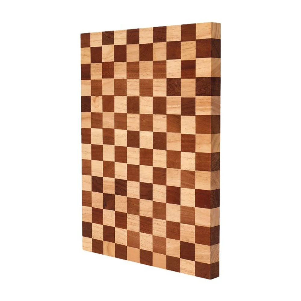 Wood Butcher Block Large Wood Cutting Board Acacia Wood Cutting Block for Kitchen Multi-Functional for Cutting, Slicing